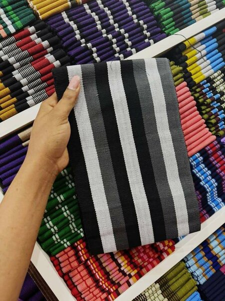 Écharpe en coton colorée