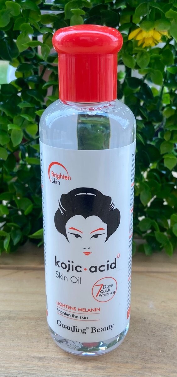 Huile pour la peau à l'acide kojique