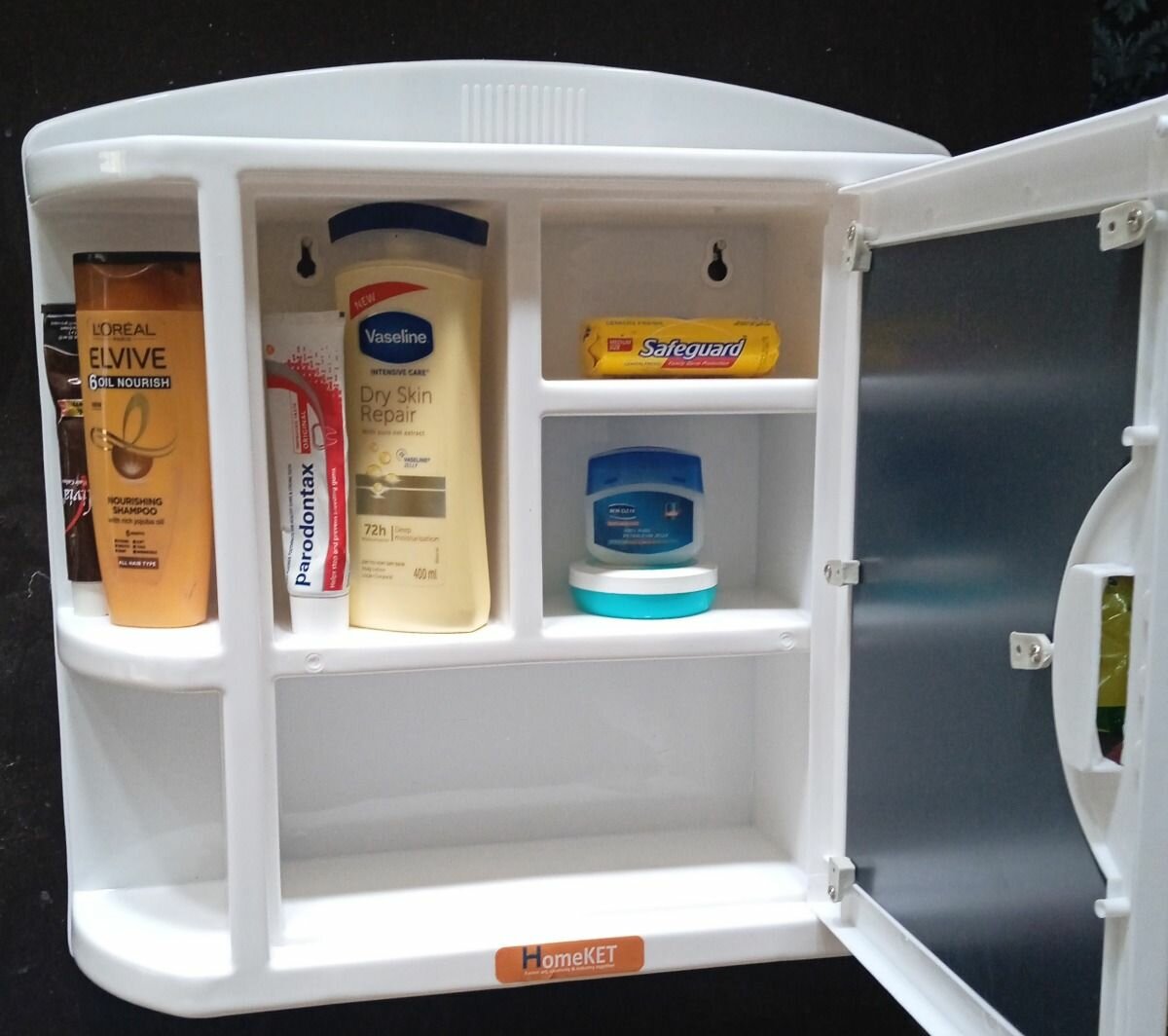 Wall mounted Abs cabinet with mirror