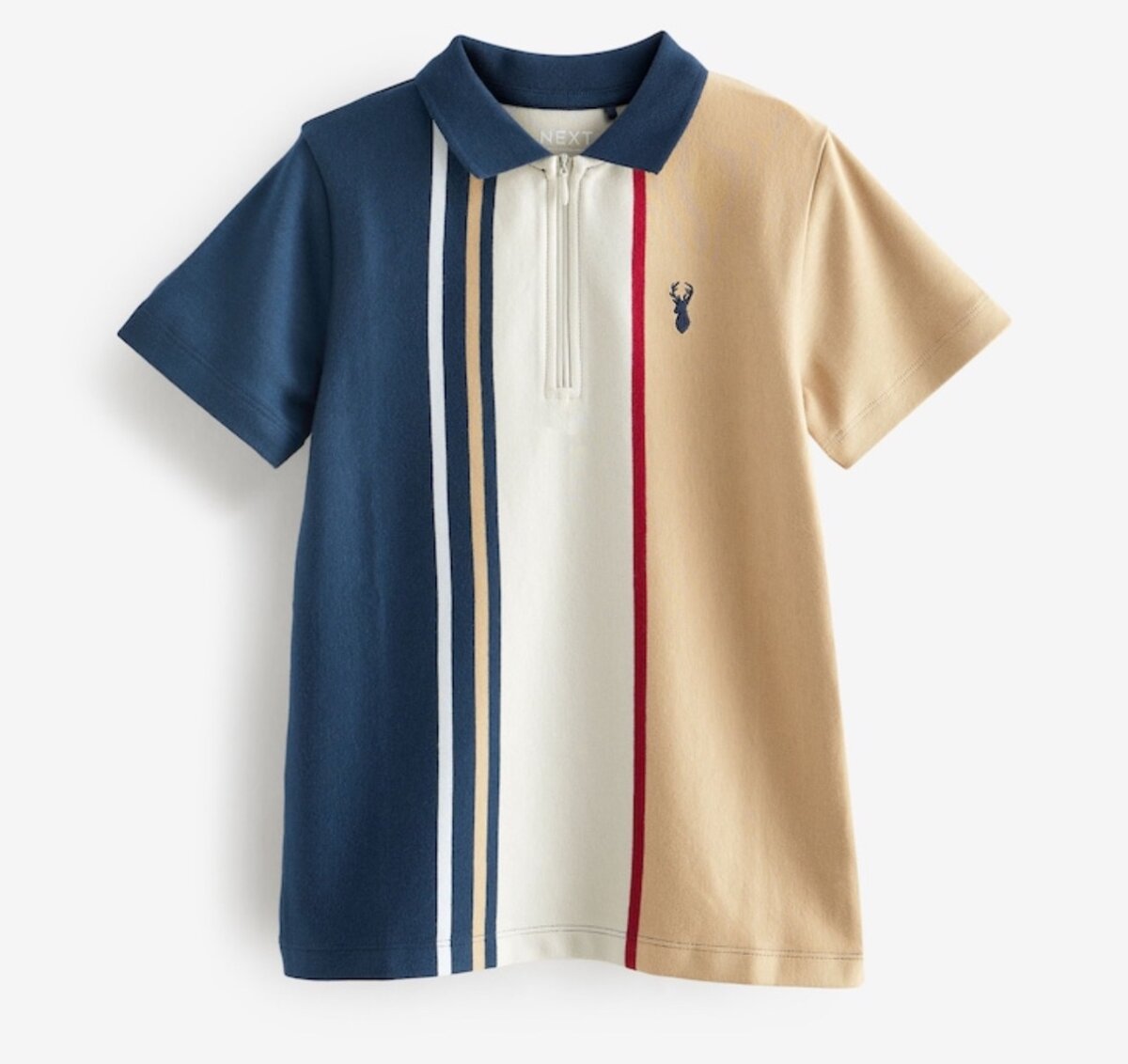 Boys Colourblock Polo Shirt