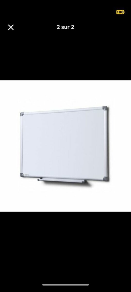 Tableau Blanc Magnétique Mobile