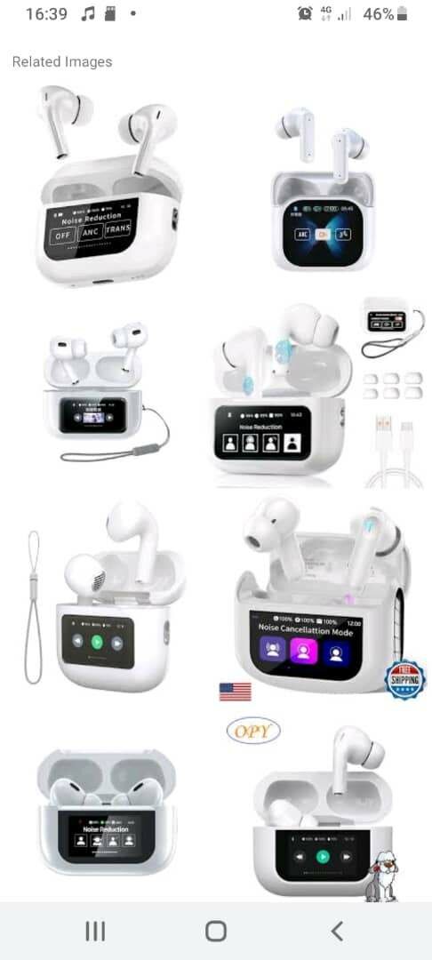 Écouteurs sans fil avec écran tactile