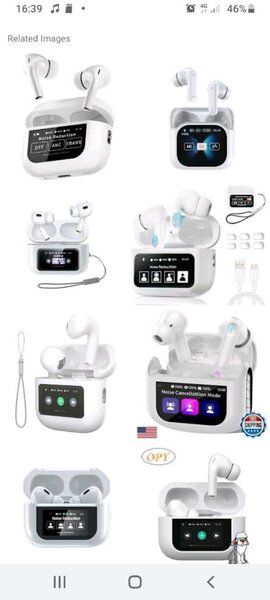 Écouteurs sans fil avec écran tactile