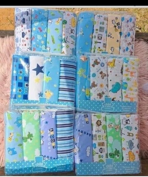 Couvertures bébé en coton doux