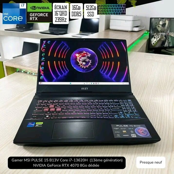MSI PULSE 15: Puissant Laptop