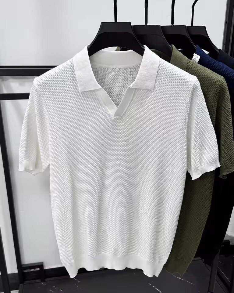 Men's Knit Polo Shirt