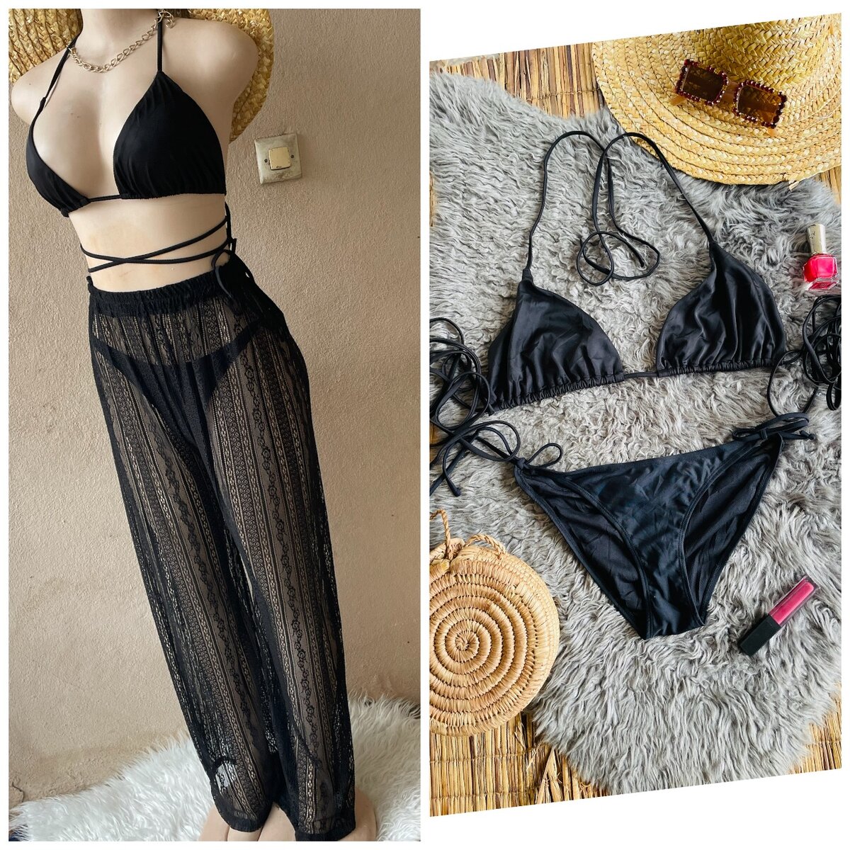 Bikini en trois couleurs