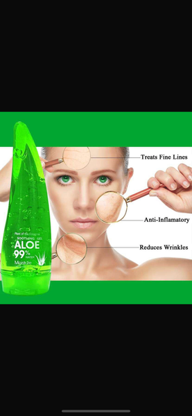Aloe soothing gel.