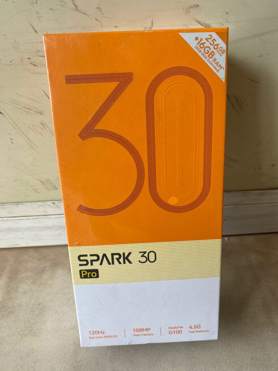 New Tecno Spark 30 Pro 256GB with 16GB RAM