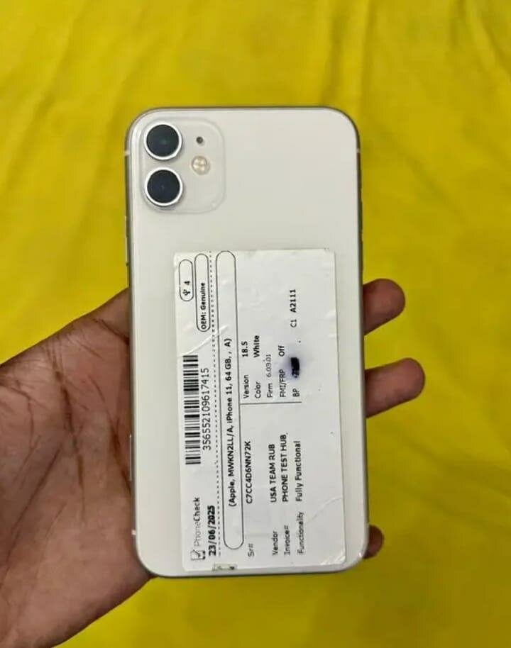 iPhone 11 Blanc 64GB Débloqué