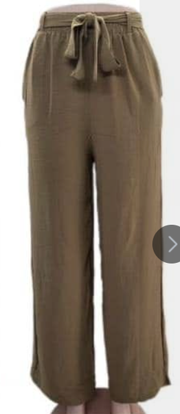 Wide trouser beige