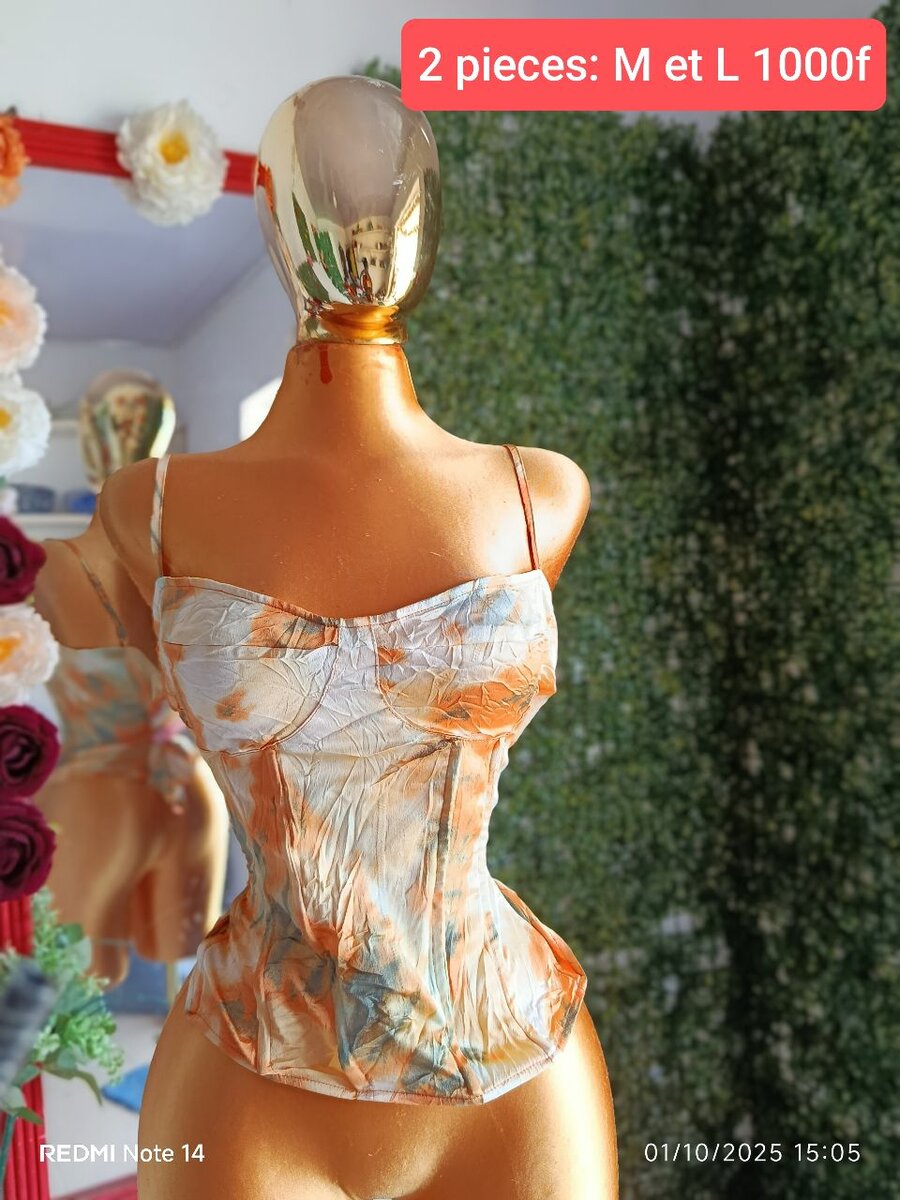 Lot de tops colorés