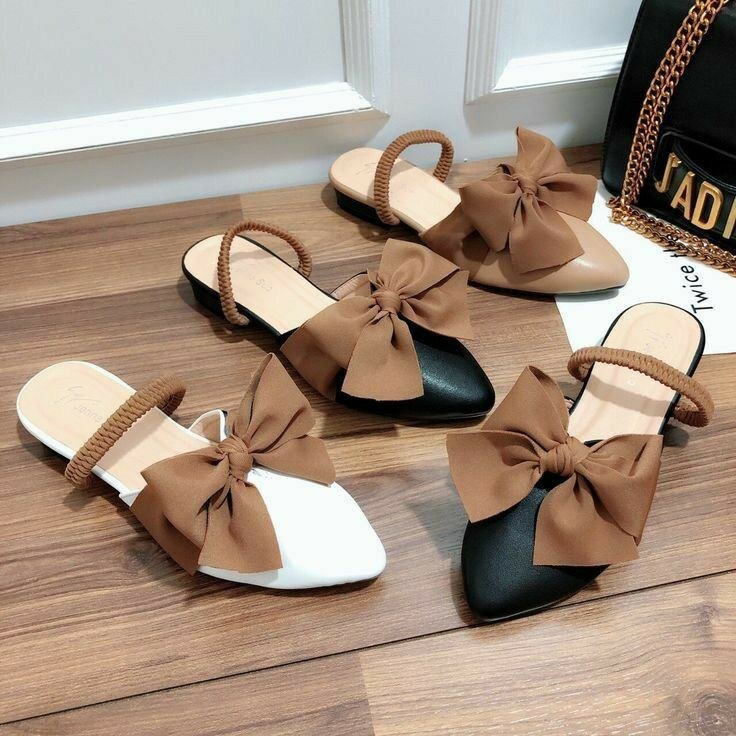 Ballerines à nœud élégantes