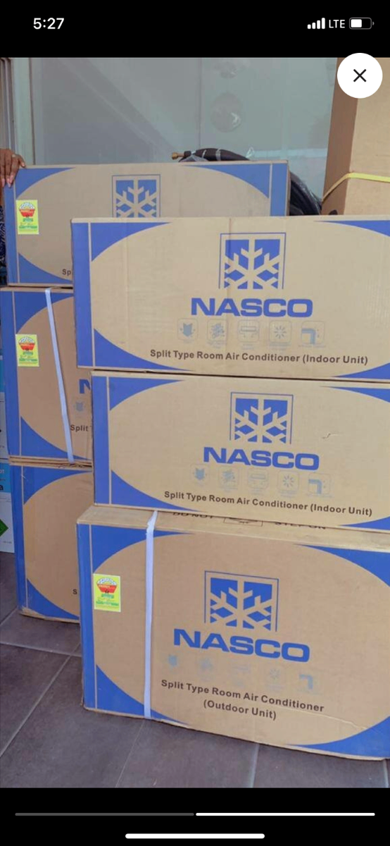 Nasco Nas-T12n1 Split AC - R410 Air - 1.5HP (Discounted)