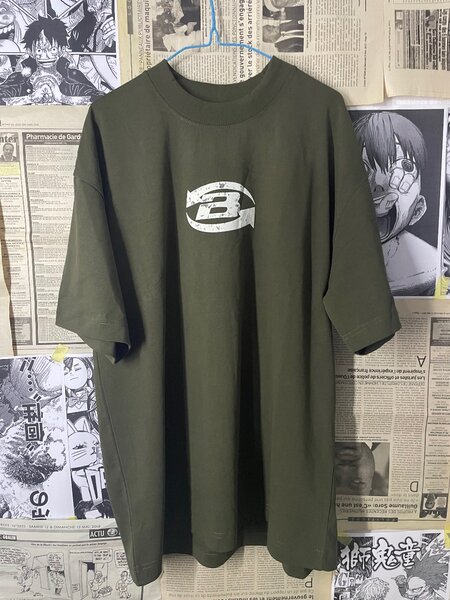 T-shirt oversize unisexe verte