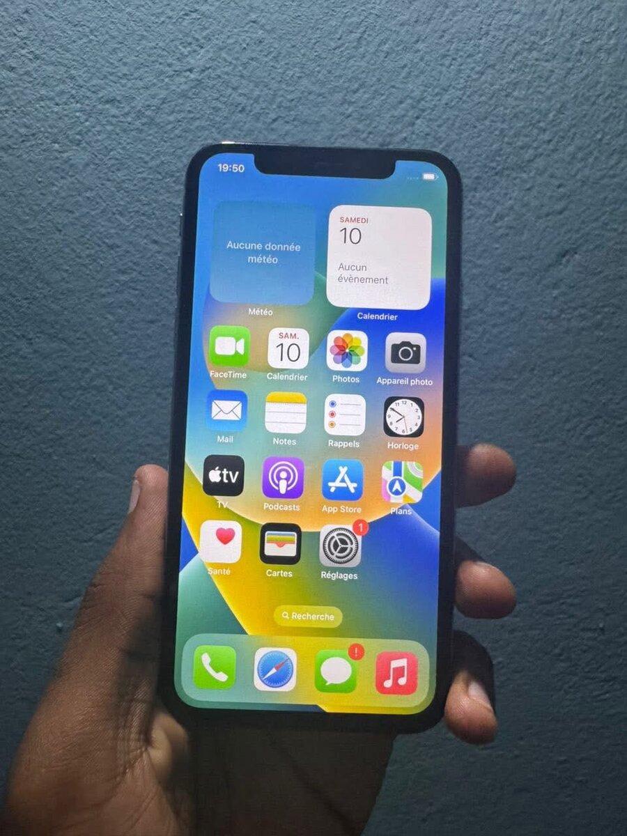 Apple iPhone X 64 Go Argent