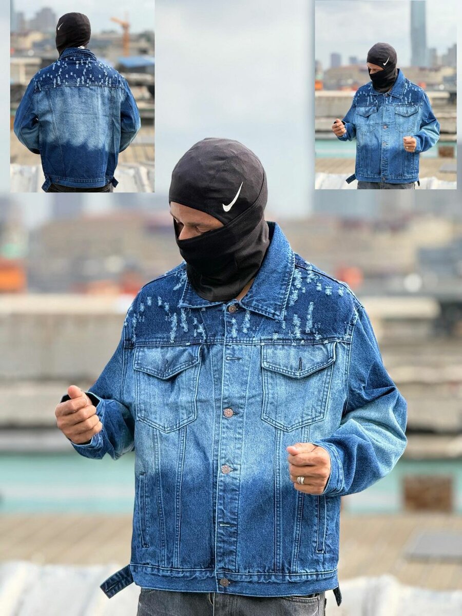 Veste en jean tendance homme