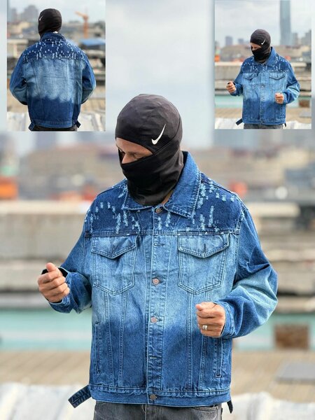 Veste en jean tendance homme