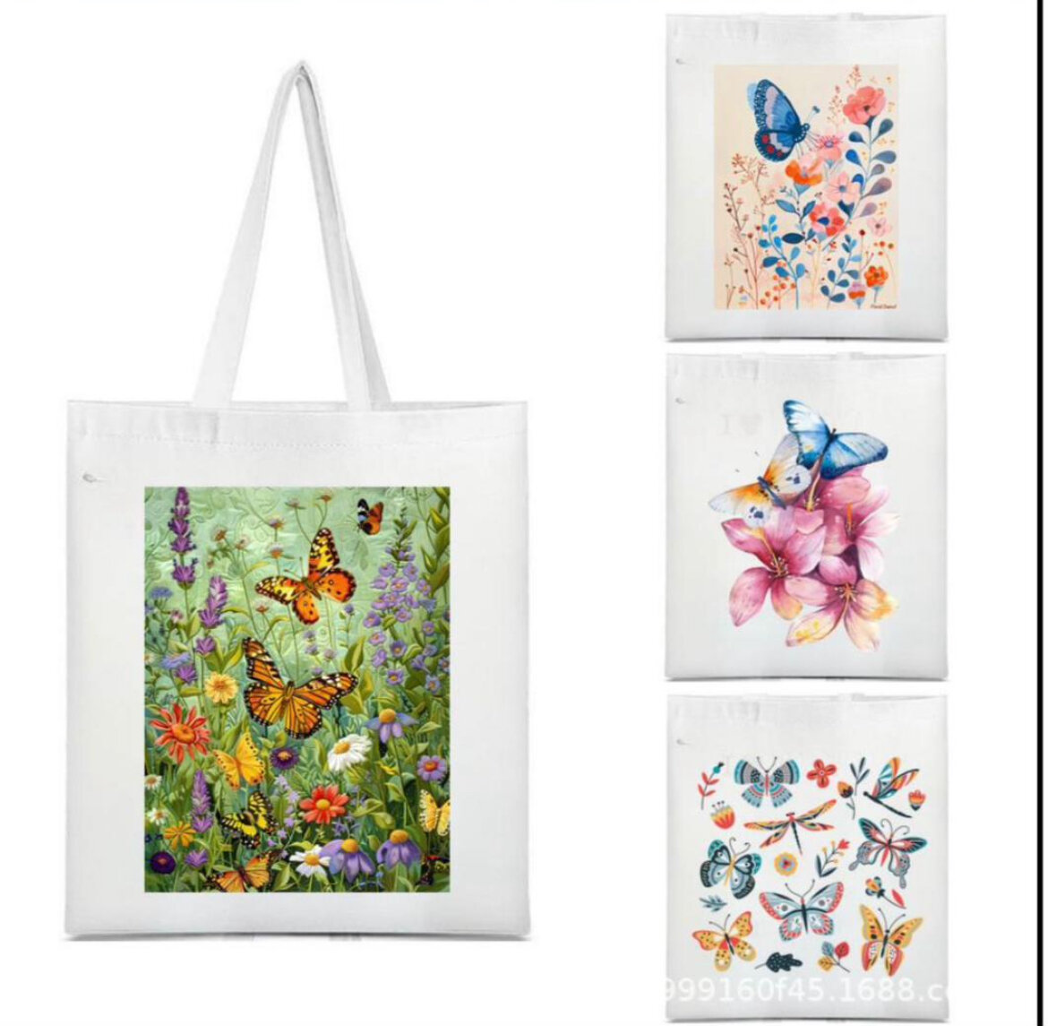 Sac cabas motif dessin animé