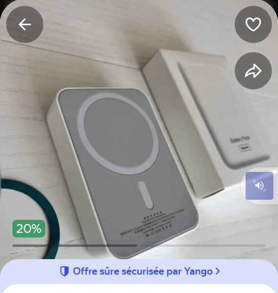 Chargeur sans fil magnétique