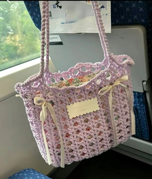 Sac en crochet fait main