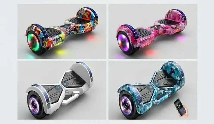 Hoverboards colorés LED
