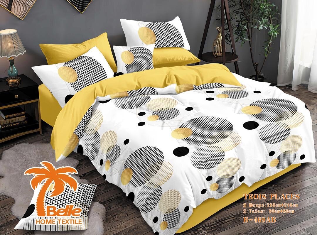 Parure de lit 3 pièces en coton