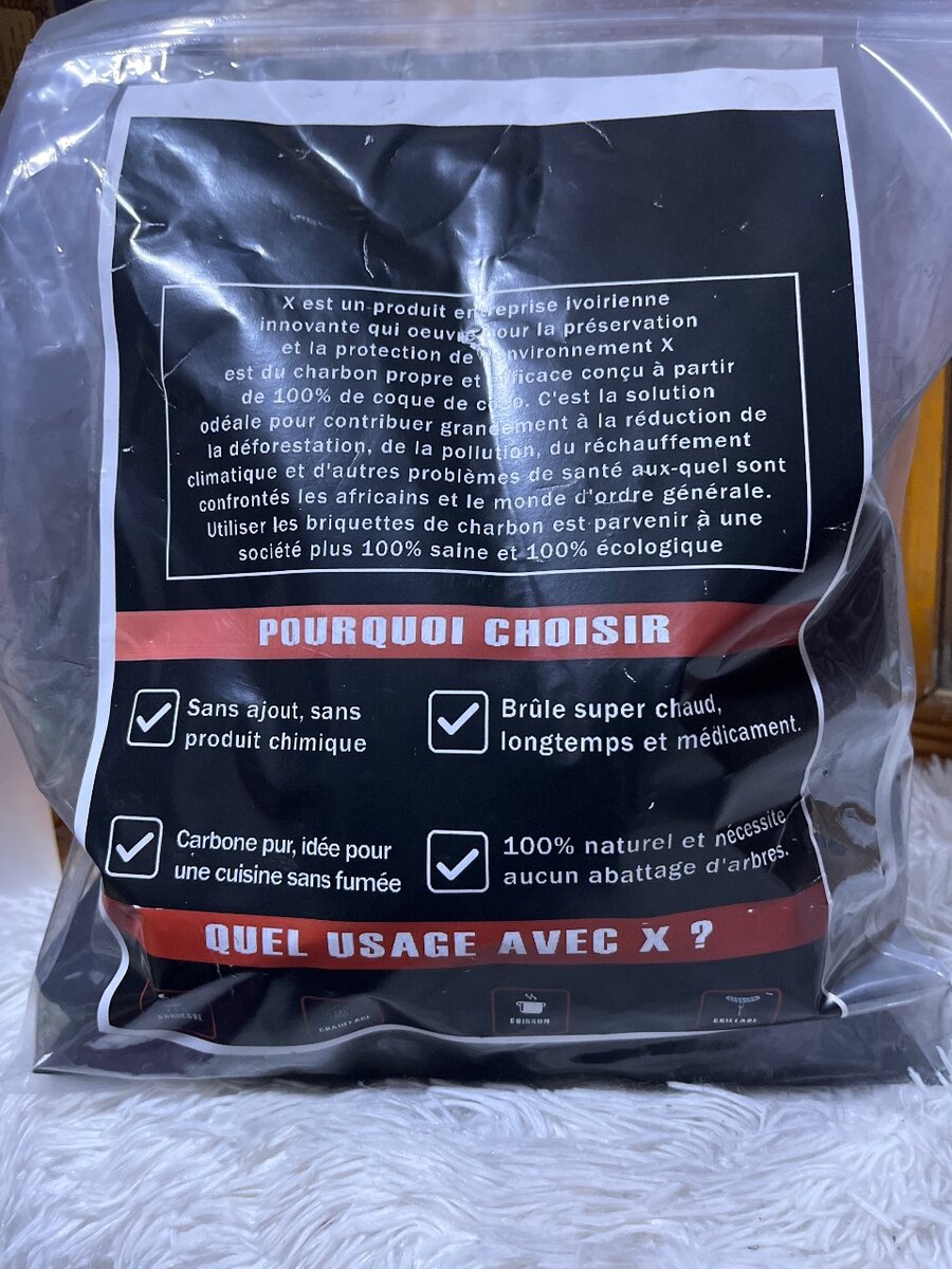 Charbon Écologique 3kg Coco