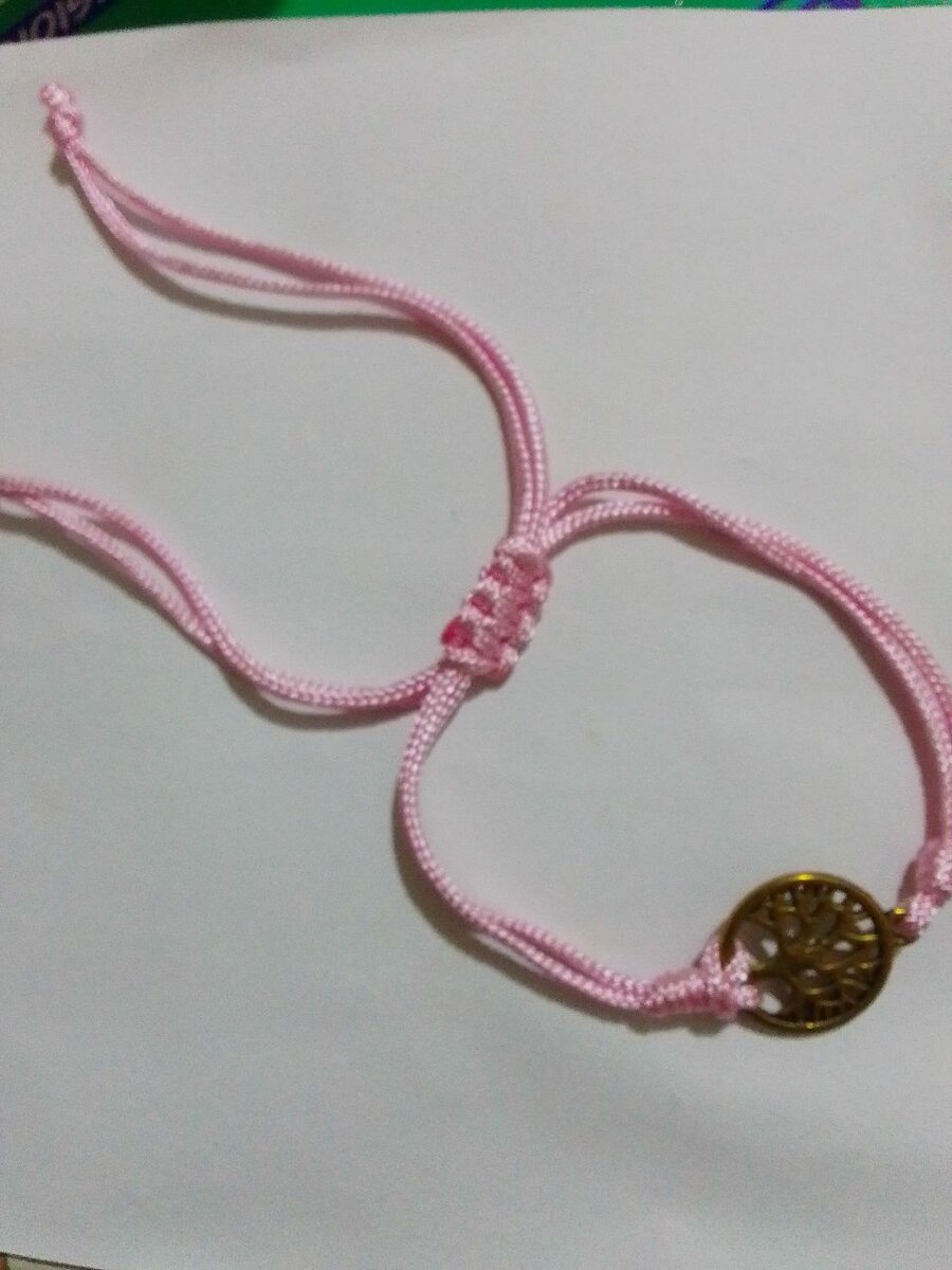 Bracelet Arbre de Vie rose