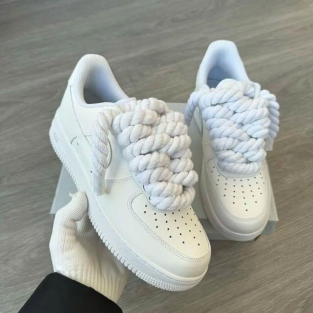 Air force gros lacets blanc