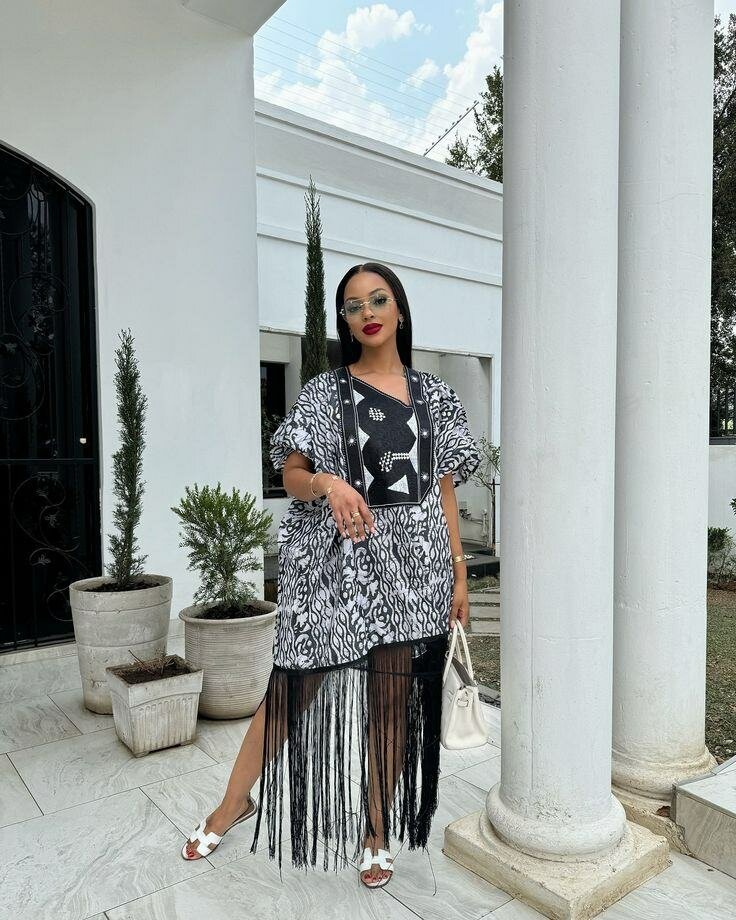 Robe à franges bohème chic