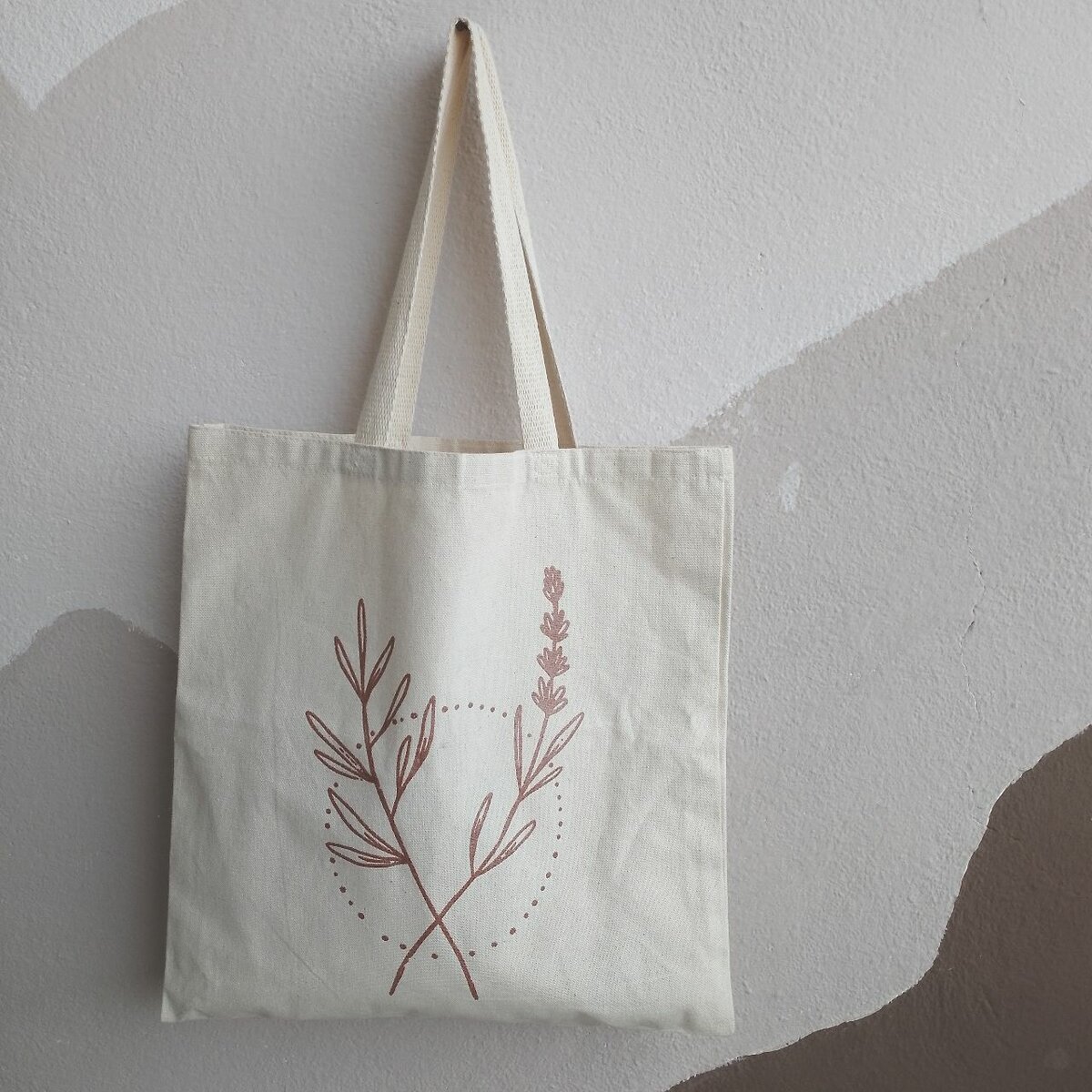 Sac cabas en coton floral