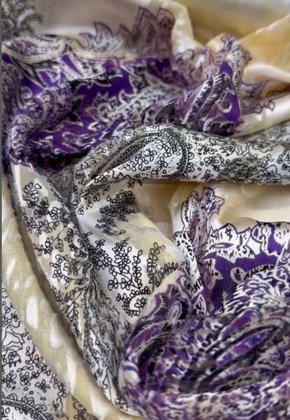 Красивый натуральный шёлк шифон