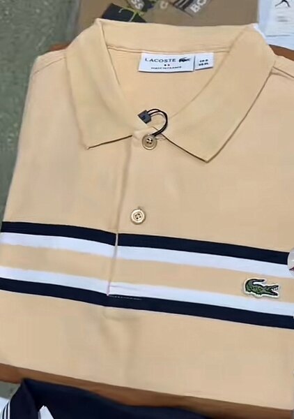 Chemise polo imprimée colorée