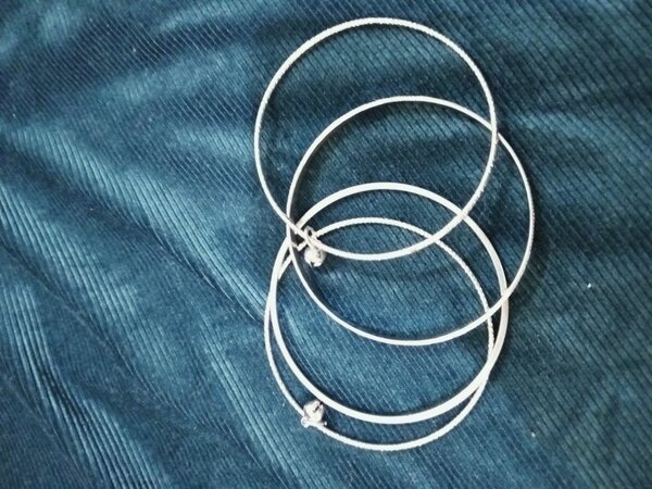 A set of fancy bangles