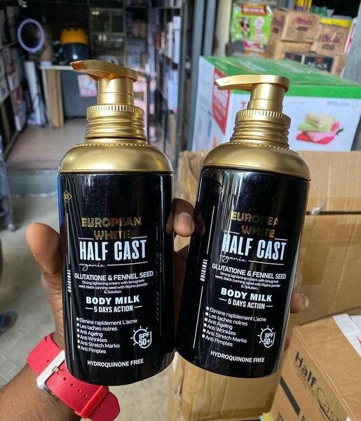 European White Halfcast lotion