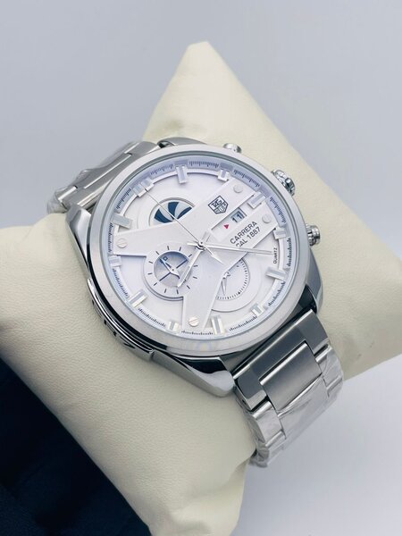 Montre Chronographe Acier Homme