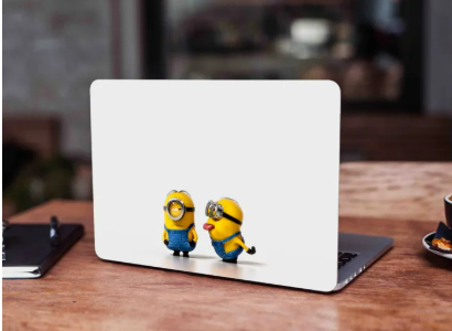 Minions Laptop Skin Vinyl Sticker Decal, 12 13 13.3 14 15 15.4 15.6 inch Laptop Skin Sticker Cover Art Decal Protector Fits All Laptops
