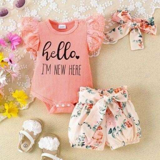 Chic robe pour fille de 3-9mois