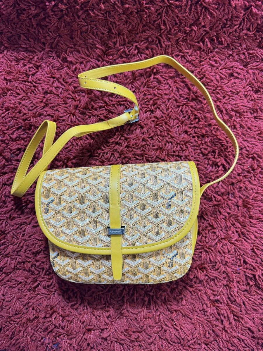 Sac Bandoulière Jaune Élégant