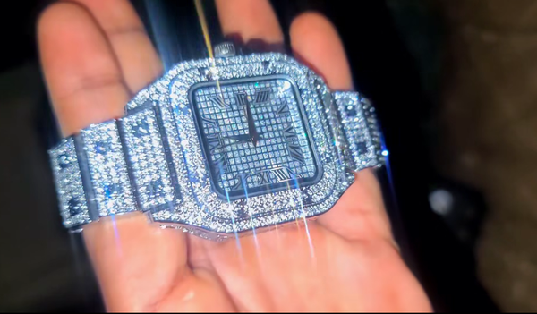 ICED WATCHES BRAND NEW GOLD/SILVER 