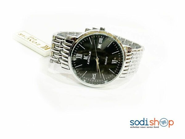 Montre élégante en acier inoxydable