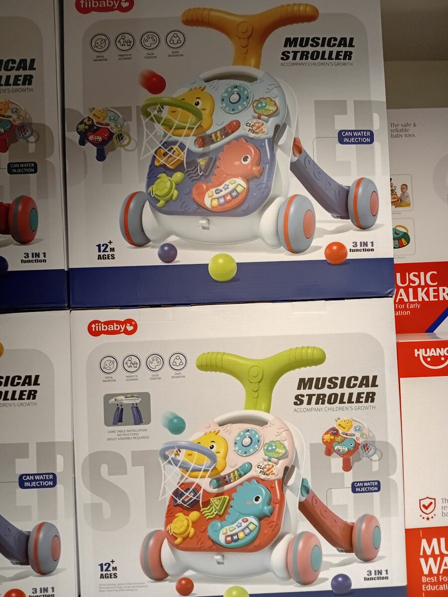 Poussette Musicale Bébé 3-en-1