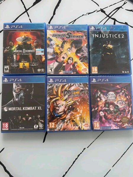 Lot de cd PS4 d'action