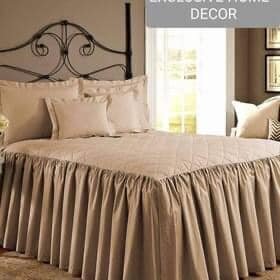 Bedroom set: quilted bedspread+pillowcases 2pcs+2pcs