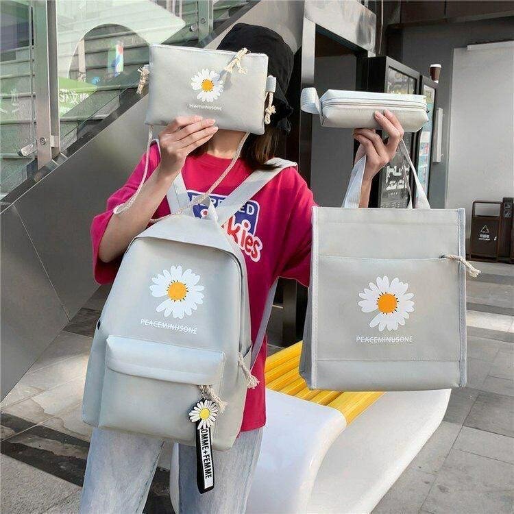 Set de sacs à dos fleurs