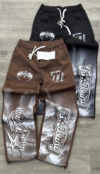 Pantalons Cargo à Imprimé Streetwear