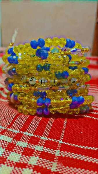 Waist beads and wrist beads