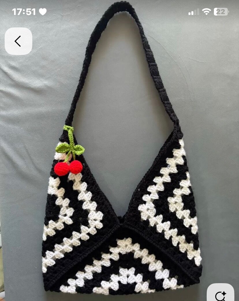 Sac en crochet bohème chic