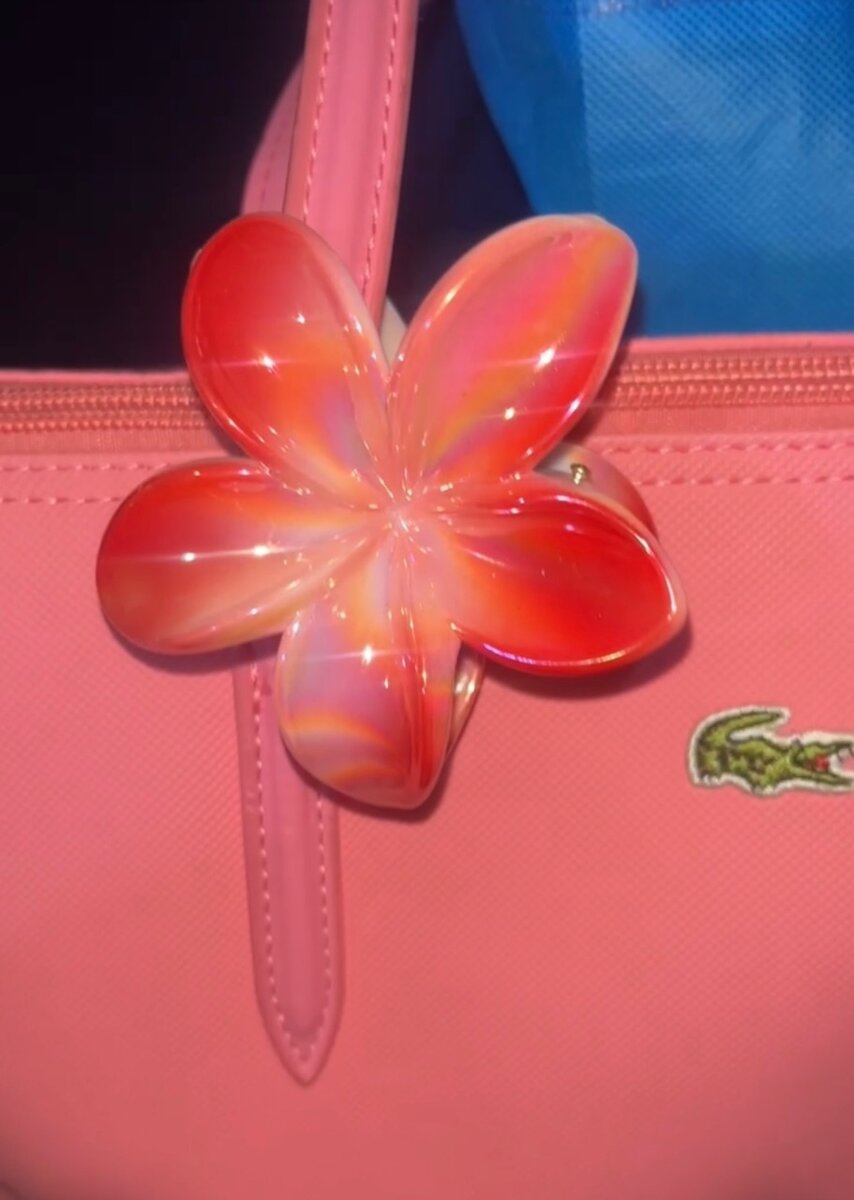 Pince Fleur Cheveux Élégante